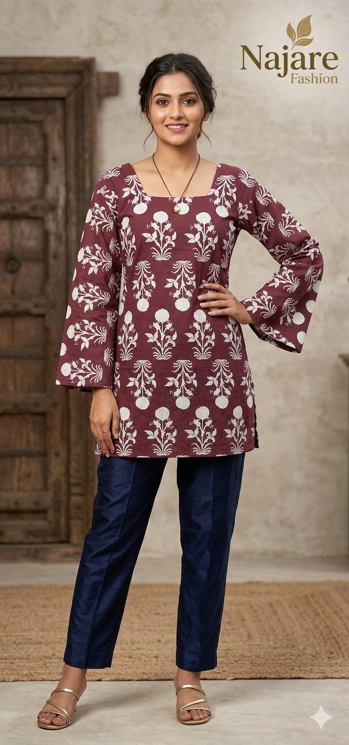 Long fashionable kurti for women